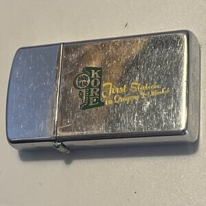 Vintage Zippo Lighter Radio 1450 First Station in Oregon 1st Market